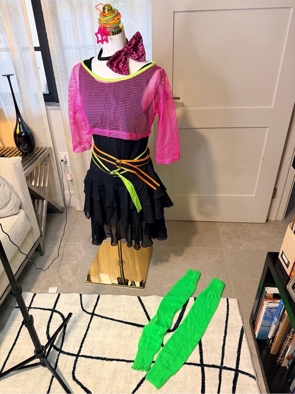 Totally RAD full 1980s costume set! 💗🖤💚🧡 one size